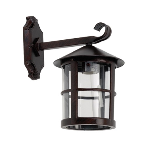 LIDO Απλίκα Τοίχου Αλουμινίου Εξ. Χώρου AL3471-1 Πατίνα Σκουριά 