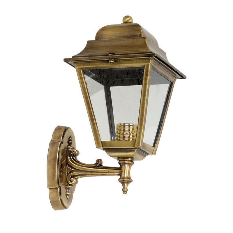 LIDO Outdoor Brass Wall Sconce Brass Antique 481Α