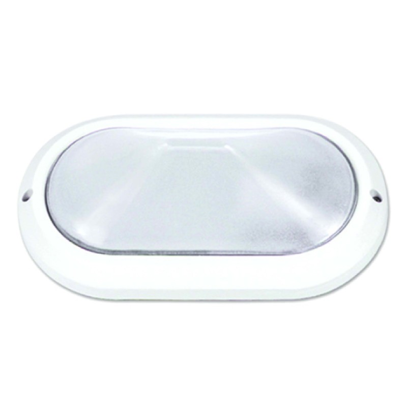 LIDO Φωτιστικό Πλαφονιέρα Πλαστική Εξωτερικού Χώρου 102 Λευκό  