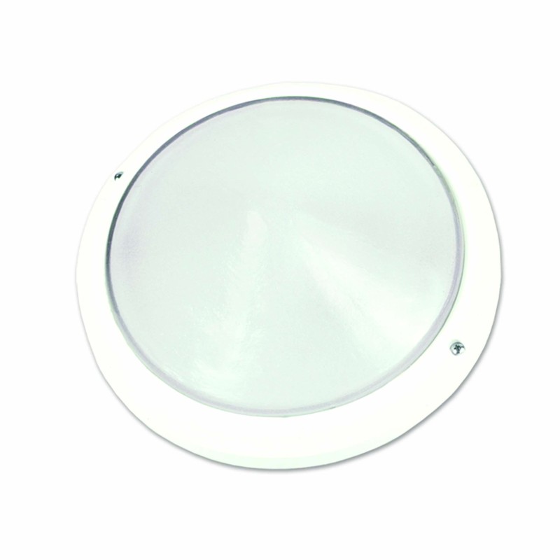 LIDO Outdoor Plastic Lighting Bulkhead 200 White PN:103531