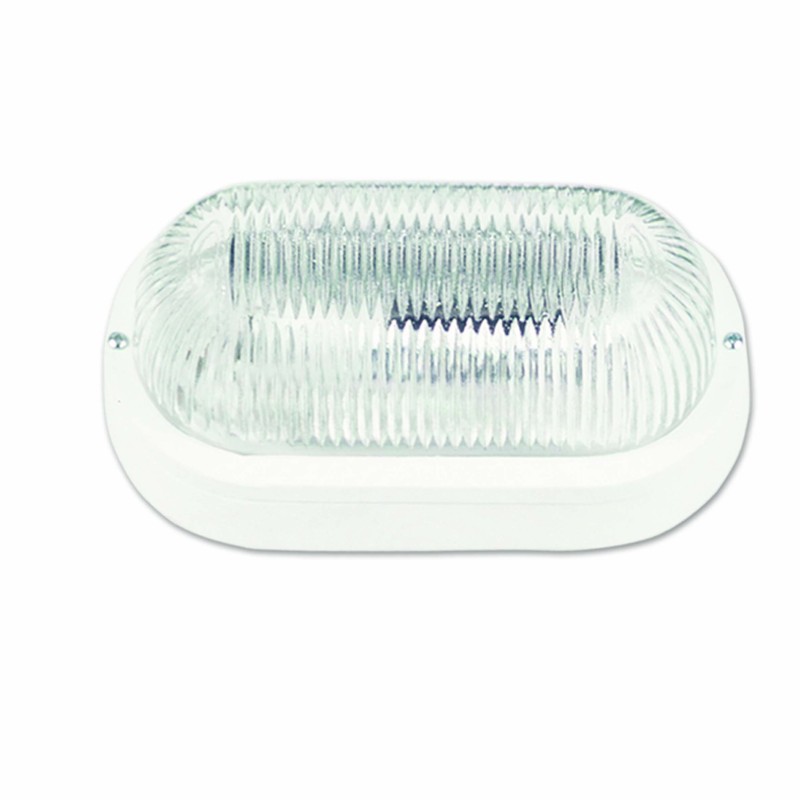 LIDO Outdoor Plastic Lighting Bulkhead 220 White PN:103654