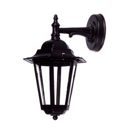 LIDO Απλίκα Τοίχου Αλουμινίου Εξωτερικoύ Χώρου AL3031-1 Μαύρη Κωδικός:109346