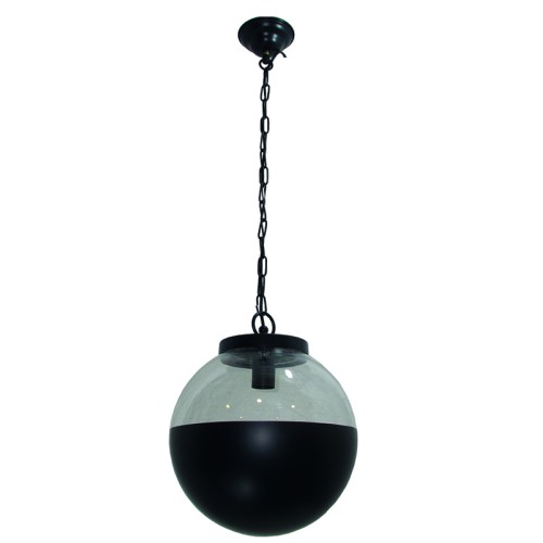 LIDO Aluminium Pendant Light 3244-30R Black
