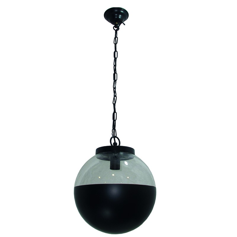 LIDO Aluminium Pendant Light 3244-30R Black