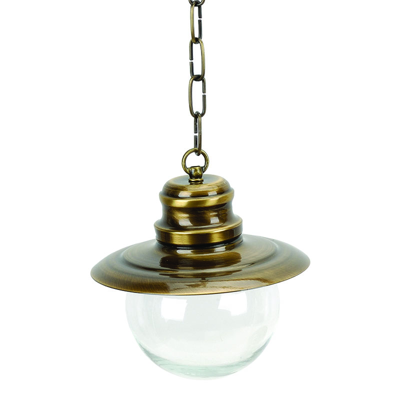LIDO Outdoor Brass Pendant Light 4664 Brass Antique PN:107760