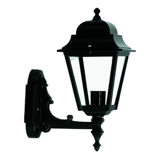 LIDO Απλίκα Τοίχου Αλουμινίου Εξωτερικoύ Χώρου AL3122-2 Μαύρη Κωδικός:109819