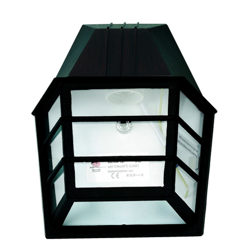 LIDO Απλίκα Εξωτερικού Χώρου Αλουμινίου AL3262 Μαύρη Κωδικός:111361