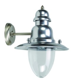 LIDO Απλίκα Τοίχου Αλουμινίου Εξωτερικού Χώρου AL353 Σατινέ Κωδικός:112606