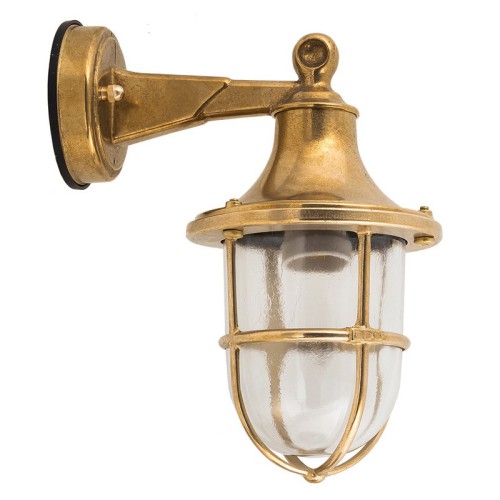 LIDO Απλίκα Τοίχου Εξωτερικού Χώρου Ορειχάλκινη 406