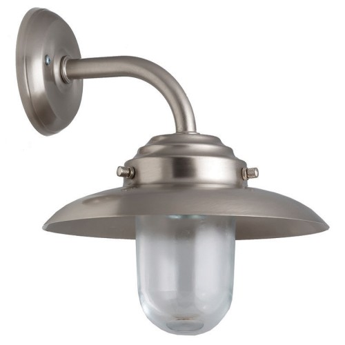 LIDO Outdoor Brass Wall Sconce 4561 Nickel Mat