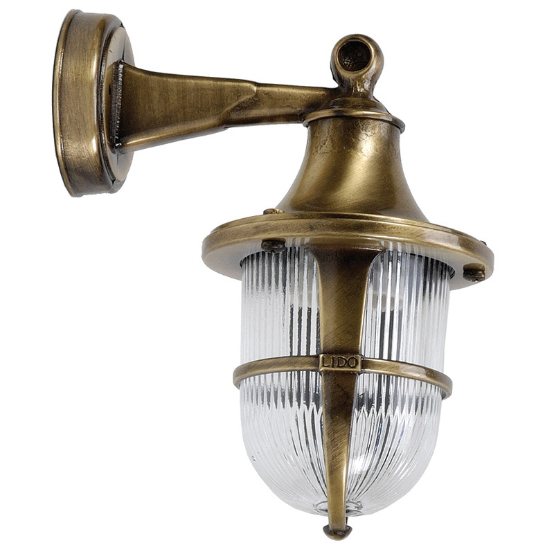 LIDO Απλίκα Τοίχου Εξωτερικού Χώρου Ορειχάλκινη 407